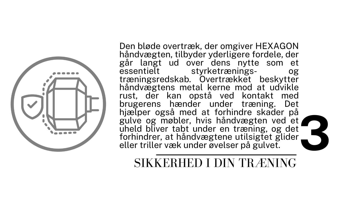 PAMELS HEXAGON håndvægte 5- 12,5kg